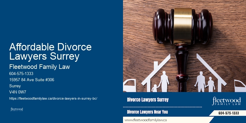 Affordable Divorce Lawyers Surrey