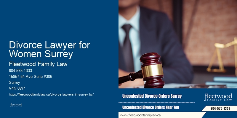 Divorce Lawyer for Women Surrey