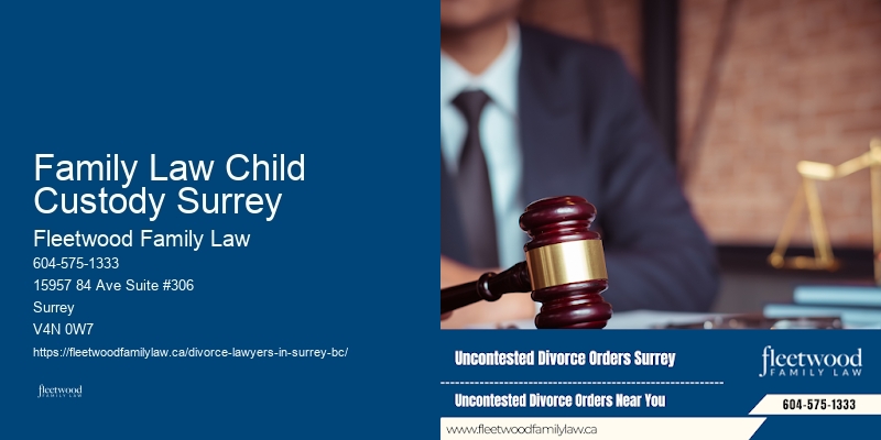 Family Law Child Custody Surrey