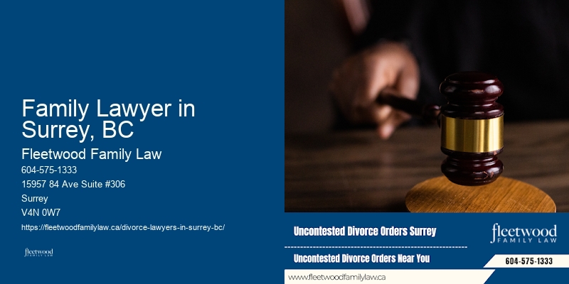 Family Lawyer in Surrey, BC