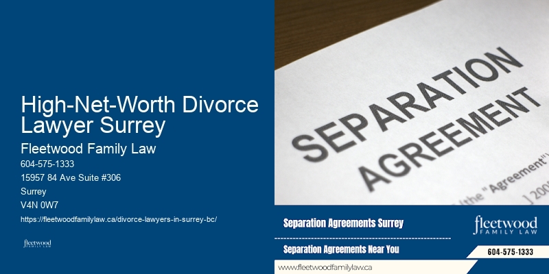 High-Net-Worth Divorce Lawyer Surrey