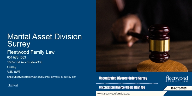 Marital Asset Division Surrey
