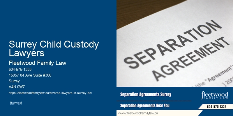 Surrey Child Custody Lawyers