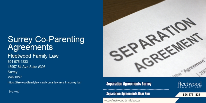 Surrey Co-Parenting Agreements