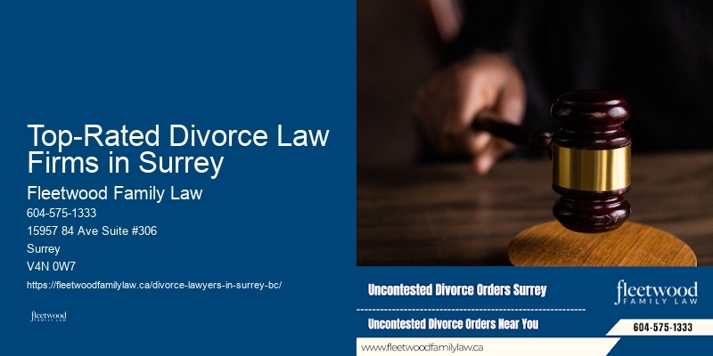 Top-Rated Divorce Law Firms in Surrey