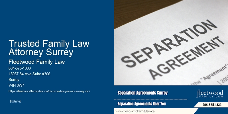 Trusted Family Law Attorney Surrey