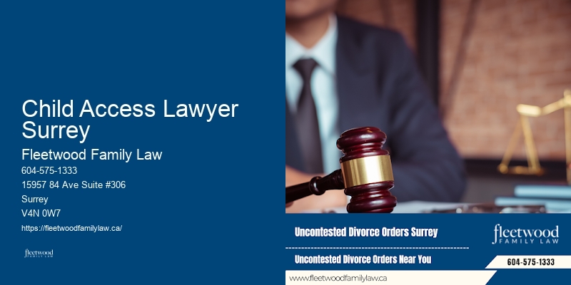 Child Access Lawyer Surrey