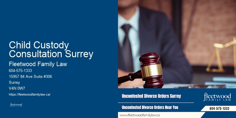 Child Custody Consultation Surrey
