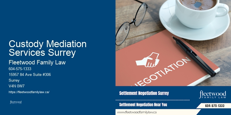 Custody Mediation Services Surrey