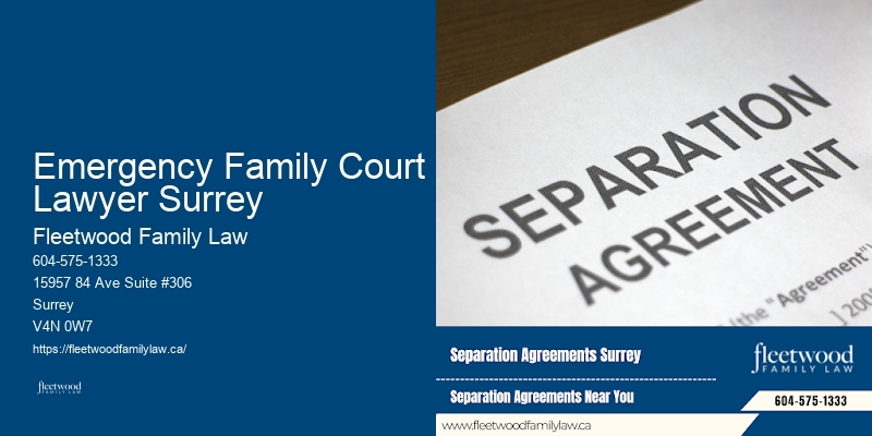 Emergency Family Court Lawyer Surrey
