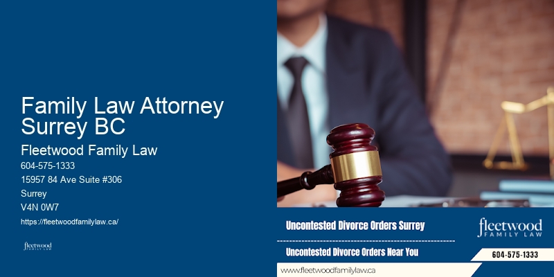 Family Law Attorney Surrey BC