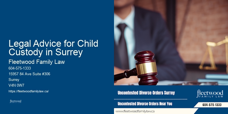 Legal Advice for Child Custody in Surrey