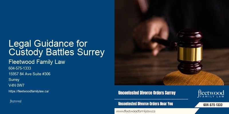 Legal Guidance for Custody Battles Surrey