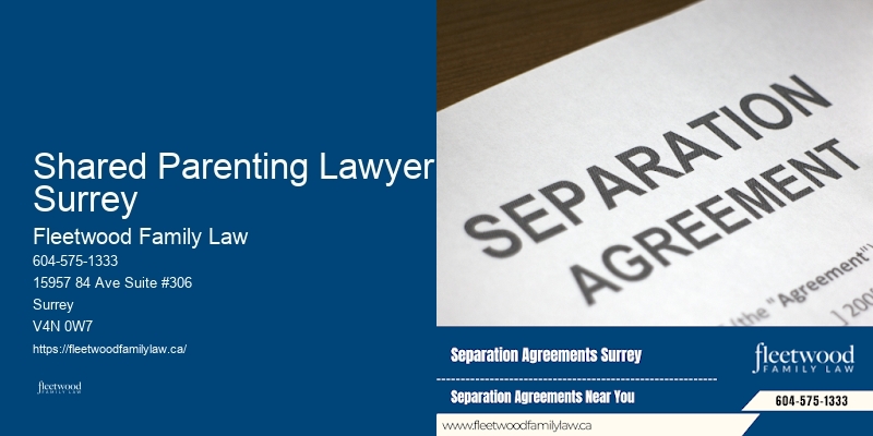 Shared Parenting Lawyer Surrey