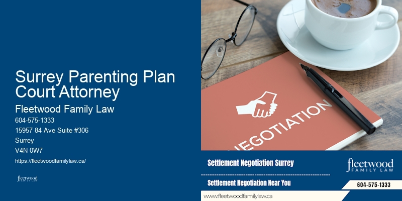 Surrey Parenting Plan Court Attorney
