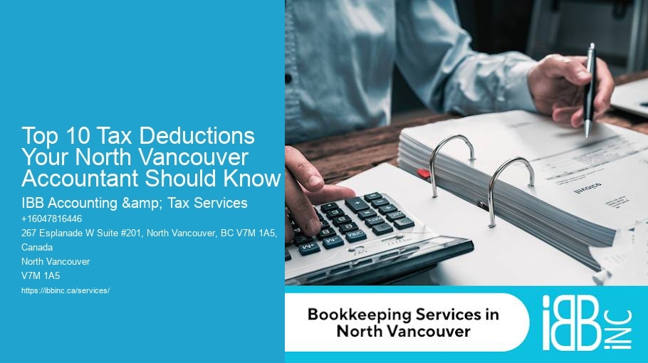 Top 10 Tax Deductions Your North Vancouver Accountant Should Know