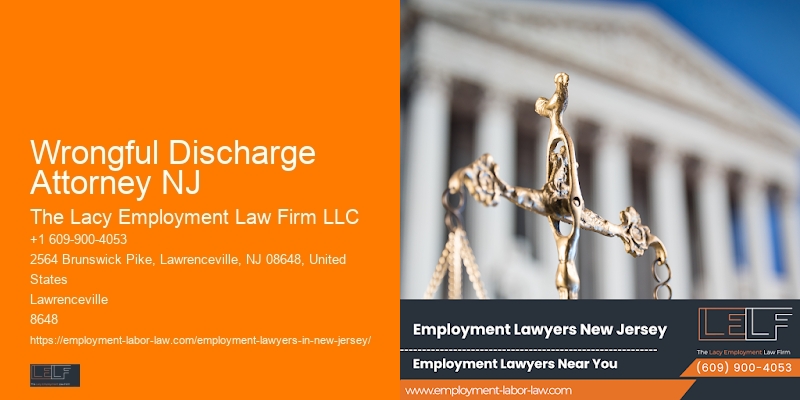 Wrongful Discharge Attorney NJ