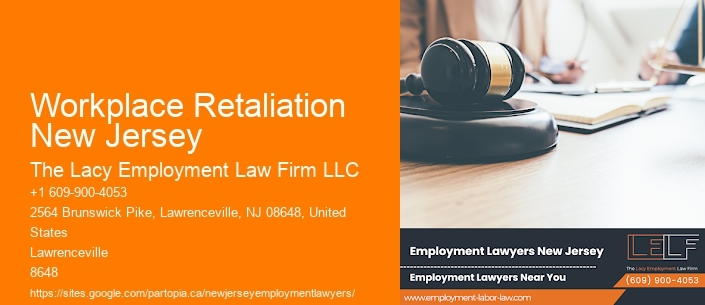 Workplace Retaliation New Jersey