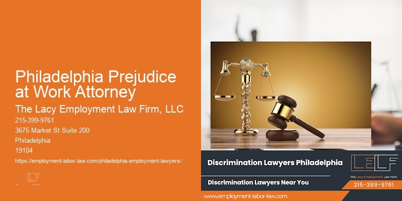 Philadelphia Prejudice at Work Attorney