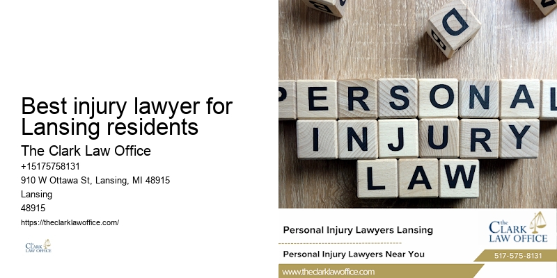 Best injury lawyer for Lansing residents