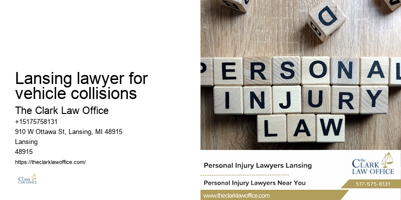Lansing lawyer for vehicle collisions