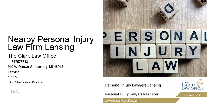 Nearby Personal Injury Law Firm Lansing