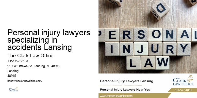 Personal injury lawyers specializing in accidents Lansing