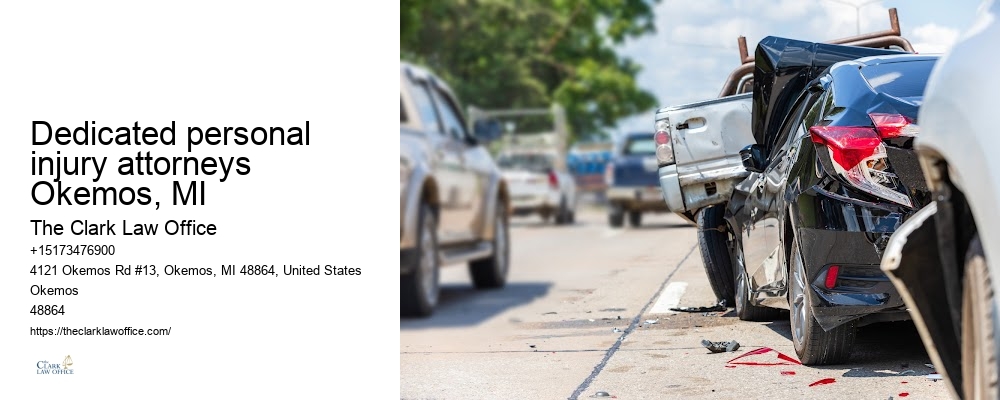 Dedicated personal injury attorneys Okemos, MI