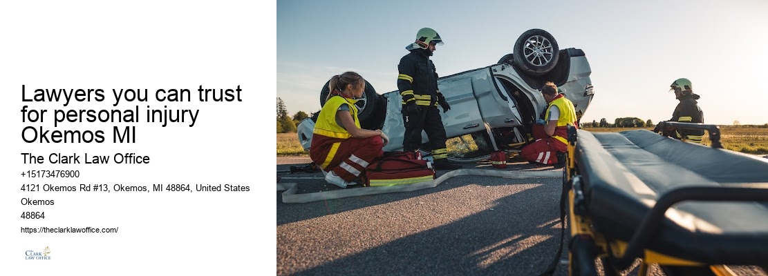 Car accident claims lawyer Lawyers you can trust for personal injury Okemos MI