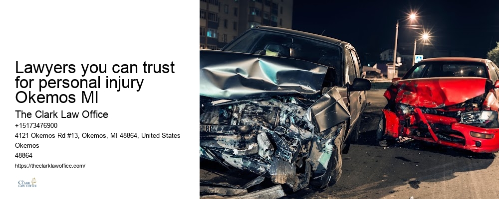 Lawyers you can trust for personal injury Okemos MI vehicle collision lawyer