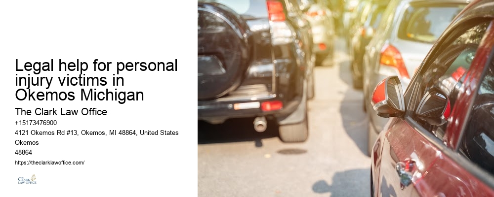 Legal help for personal injury victims in Okemos Michigan