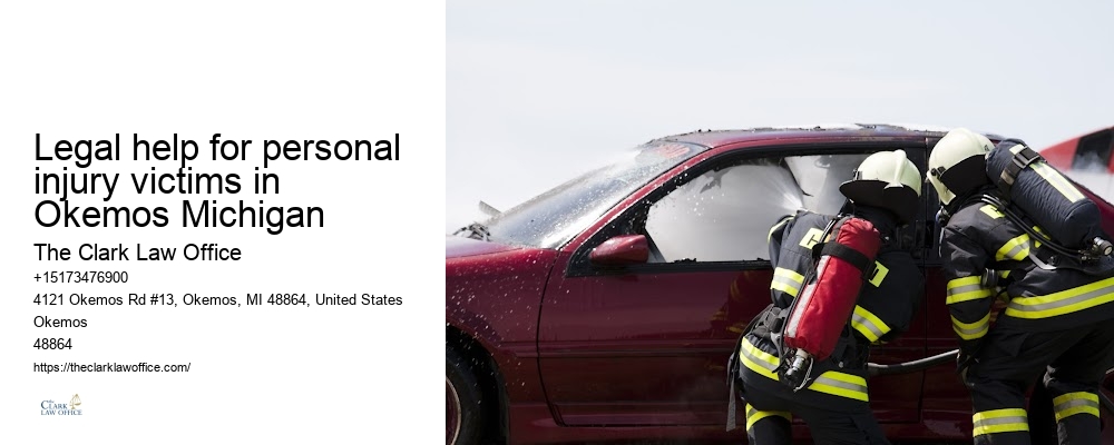 Legal help for personal injury victims in Okemos Michigan Personal Injury Lawyer for Car Accidents