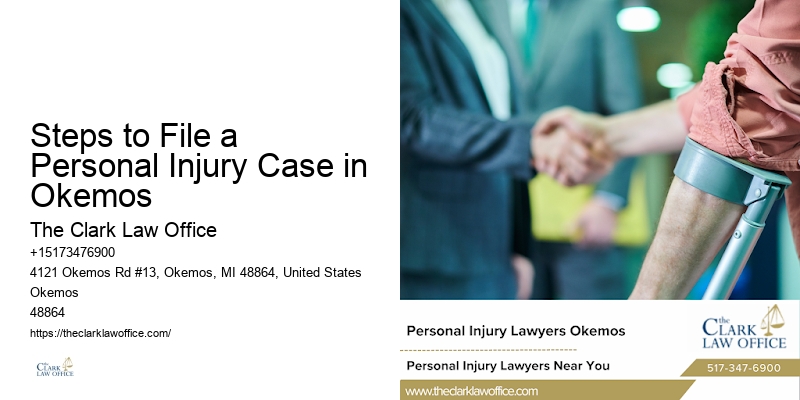 Local car injury lawyer Steps to File a Personal Injury Case in Okemos